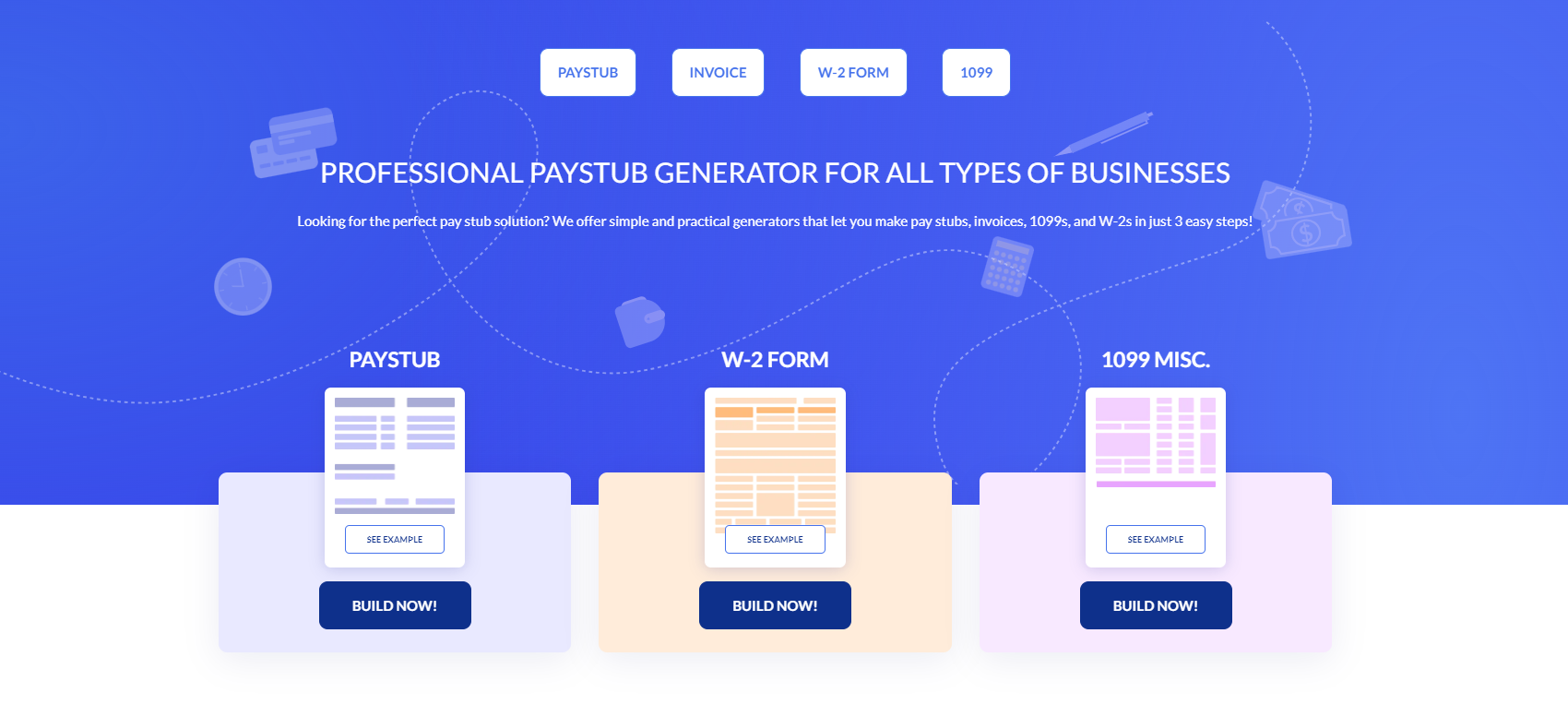 Reporting self-employment income without a 1099 using paystub generator