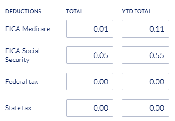 Subtract Taxes and Deductions