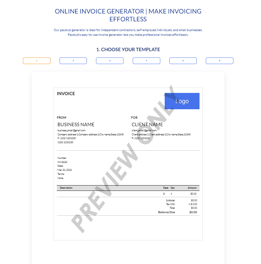 Hassle-Free Invoicing with Paystubs.org