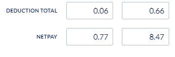 Deduction total